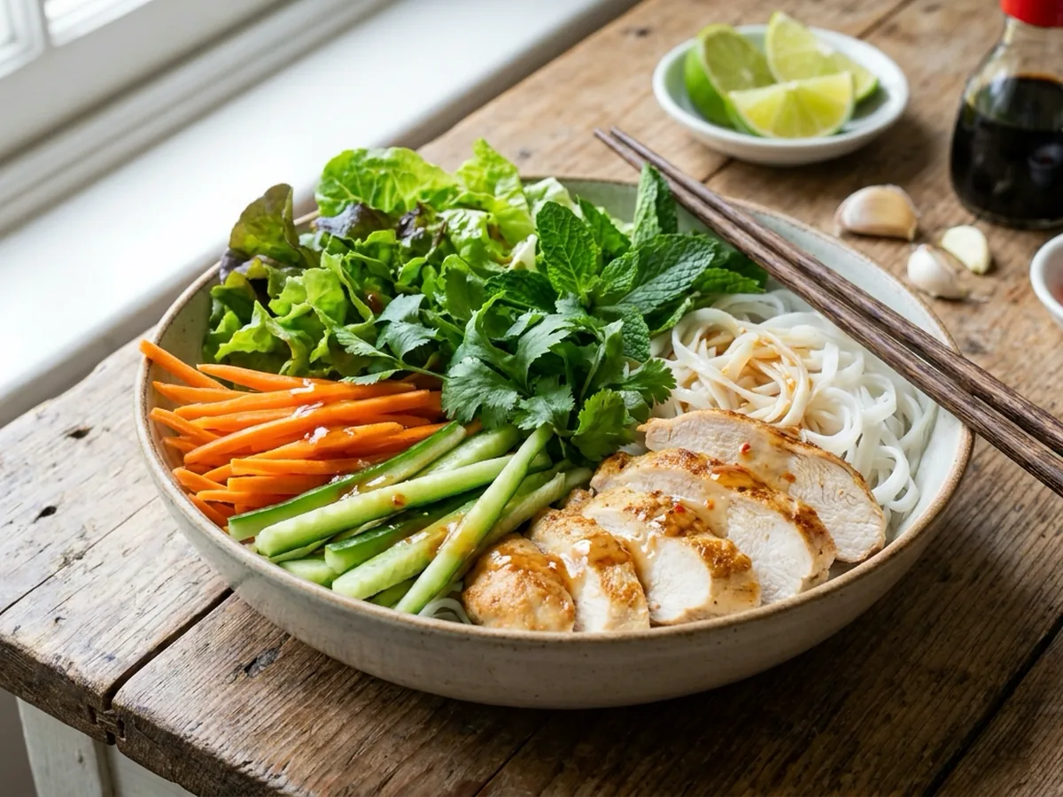 Asian Chicken Noodle Bowl