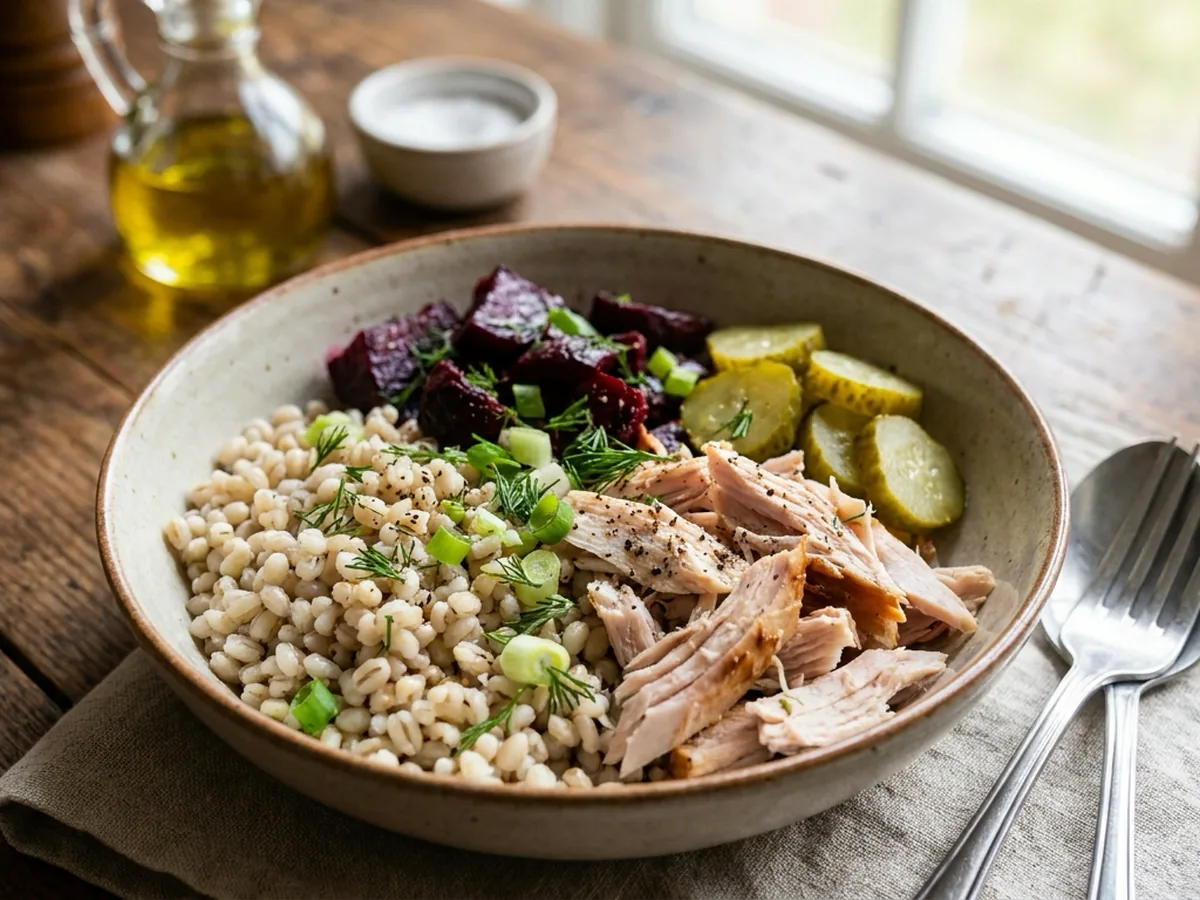 Hearty Turkey & Beet Bowl