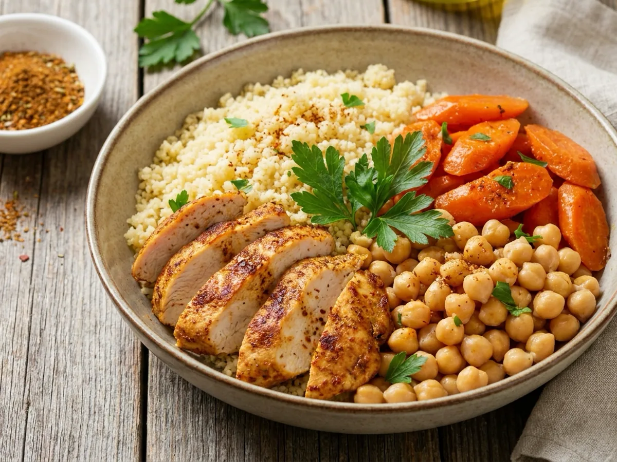 Moroccan Chicken Bowl