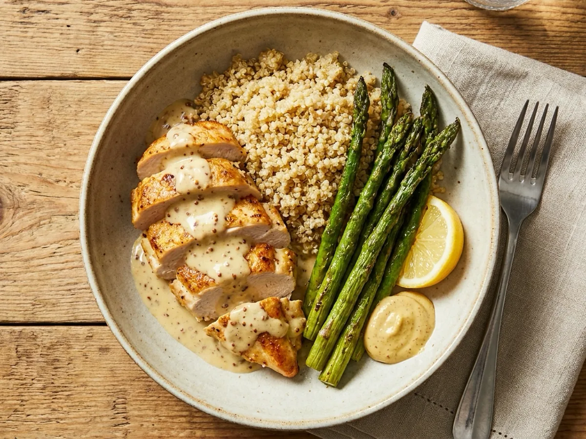 Mustard Chicken Bowl