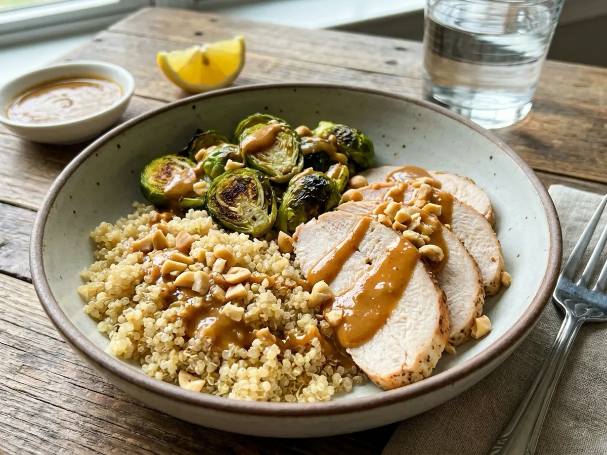 Nutty Turkey & Sprouts Bowl